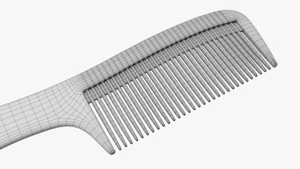 Wide teeth hair comb