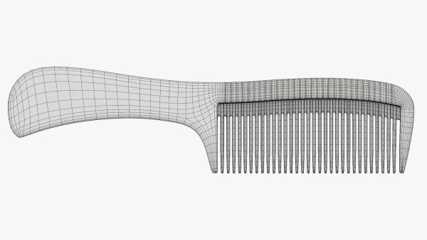 Wide teeth hair comb