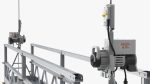 Window Cleaning Platform with Fastening to Roof Rigged