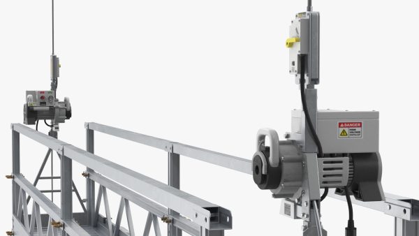 Window Cleaning Platform with Fastening to Roof Rigged