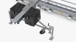 Window Cleaning Platform with Fastening to Roof Rigged