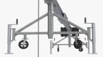 Window Cleaning Platform with Fastening to Roof Rigged