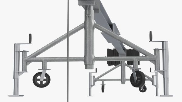 Window Cleaning Platform with Fastening to Roof Rigged