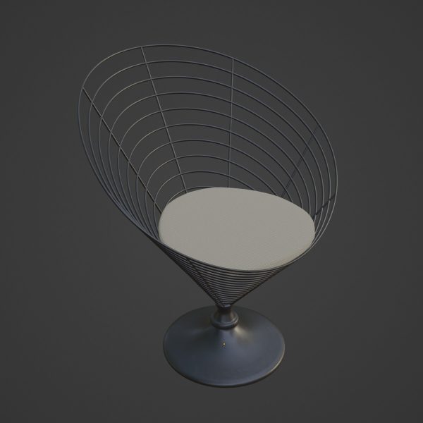 Wire Cone Chair 02