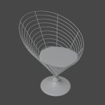 Wire Cone Chair 02