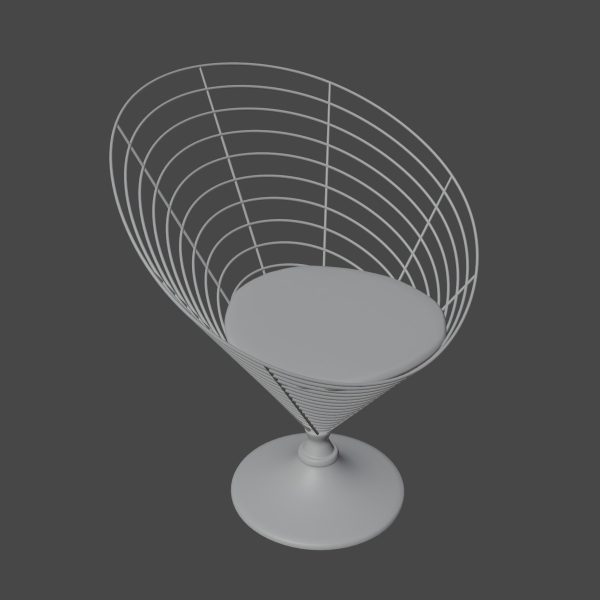 Wire Cone Chair 02