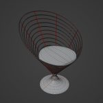 Wire Cone Chair 02