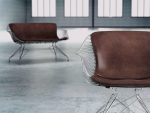 Wire lounge chair
