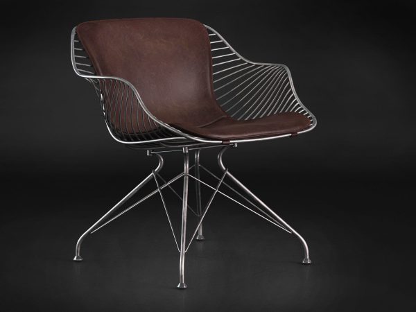 Wire lounge chair