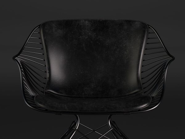 Wire lounge chair