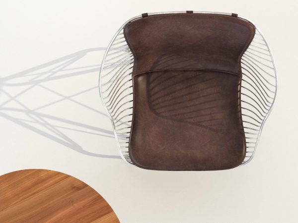 Wire lounge chair
