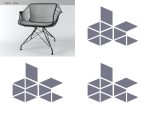 Wire lounge chair