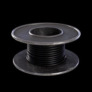 wire-spool-3d-model-low-poly-obj-fbx