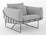 Wireframe armchair