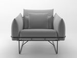 Wireframe armchair