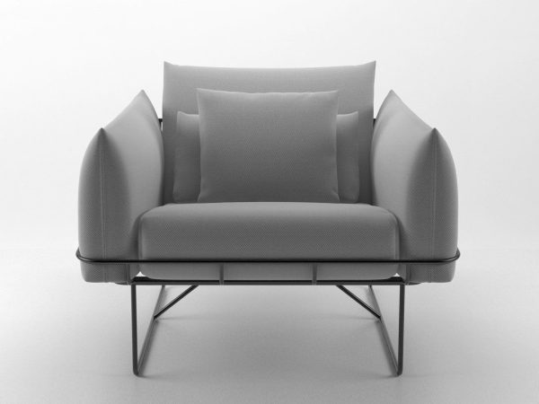 Wireframe armchair