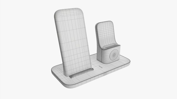 Wireless charging base 3-in-1