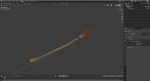 Witches Magic Broom for Flying Game Ready