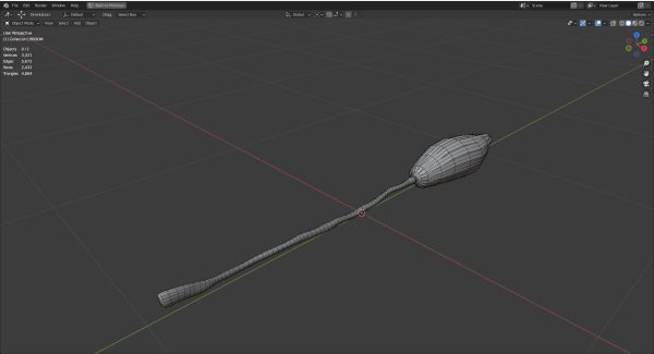 Witches Magic Broom for Flying Game Ready