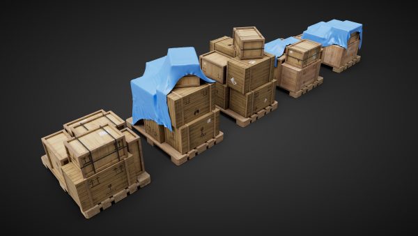 Wood Boxes pack