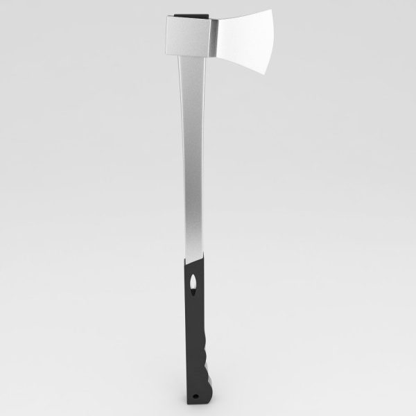 Wood chopping splitting axe 3d model