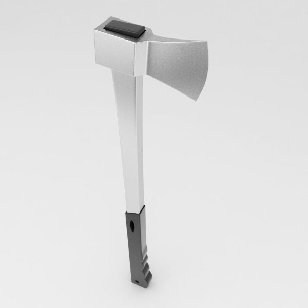 Wood chopping splitting axe 3d model