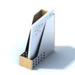 Wooden And Metal Document Holder