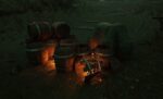Wooden Barrel Set