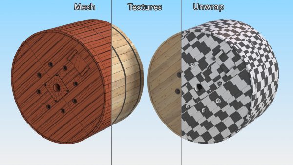 Wooden Cable Reel