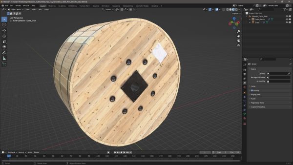 Wooden Cable Reel