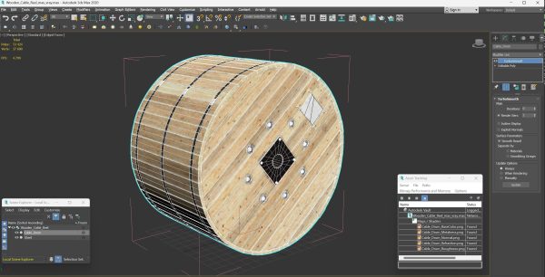 Wooden Cable Reel