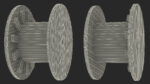 Wooden Cable Reel Empty