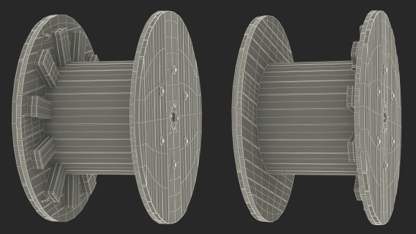 Wooden Cable Reel Empty