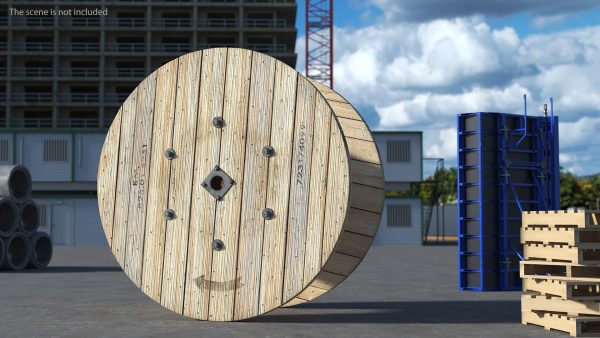 Wooden Cable Reel Empty