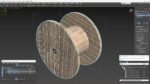 Wooden Cable Reel Empty
