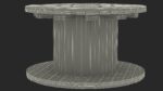 Wooden Cable Reel Empty