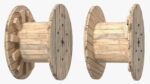 Wooden Cable Reel Empty