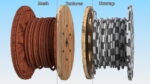 Wooden Cable Reel with Cable