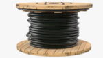 Wooden Cable Reel with Cable