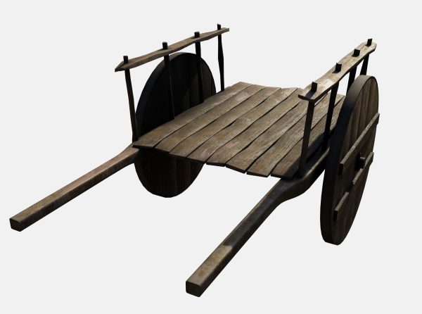 wooden cart