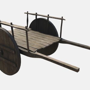 wooden cart