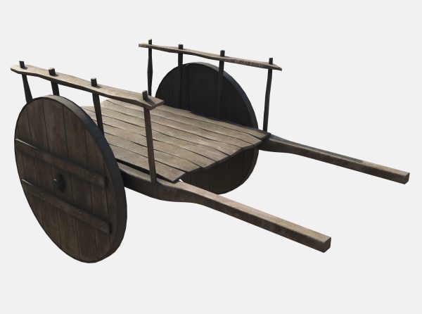 wooden cart