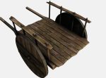wooden cart