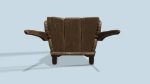 Wooden cart with ore stylized