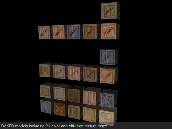 Wooden Crates Mega Pack