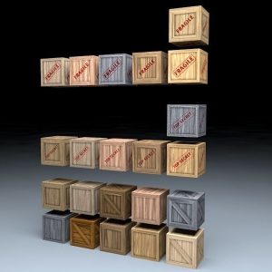 Wooden Crates Mega Pack