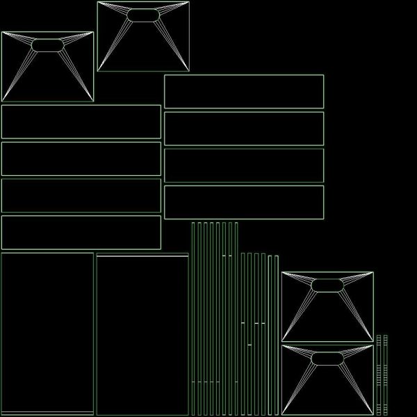 wooden crates set