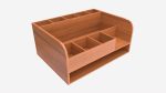 Wooden Desk Organizer 01