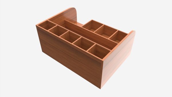 Wooden Desk Organizer 01