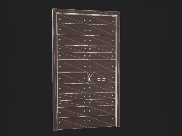 Wooden door 3